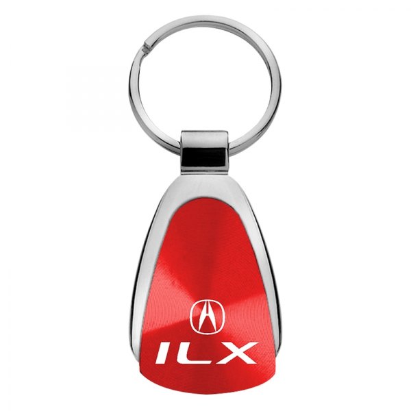 Autogold® - ILX Red Teardrop Key Chain