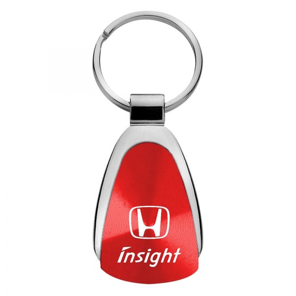 Autogold® - Insight Red Teardrop Key Chain