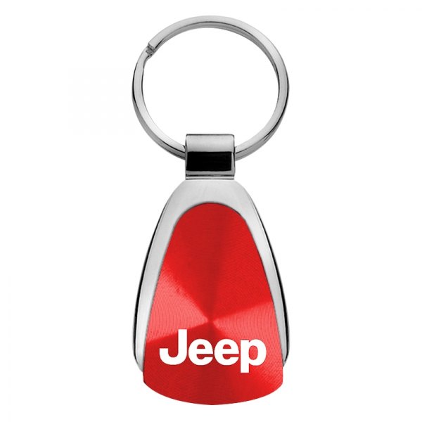 Autogold® - Jeep Red Teardrop Key Chain