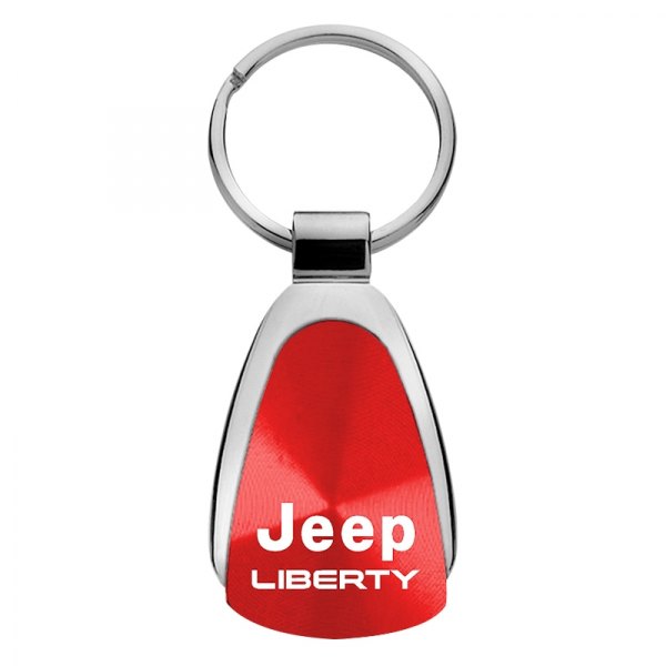 Autogold® - Liberty Red Teardrop Key Chain