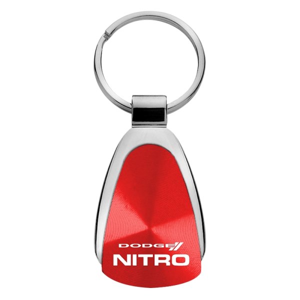 Autogold® - Nitro Red Teardrop Key Chain