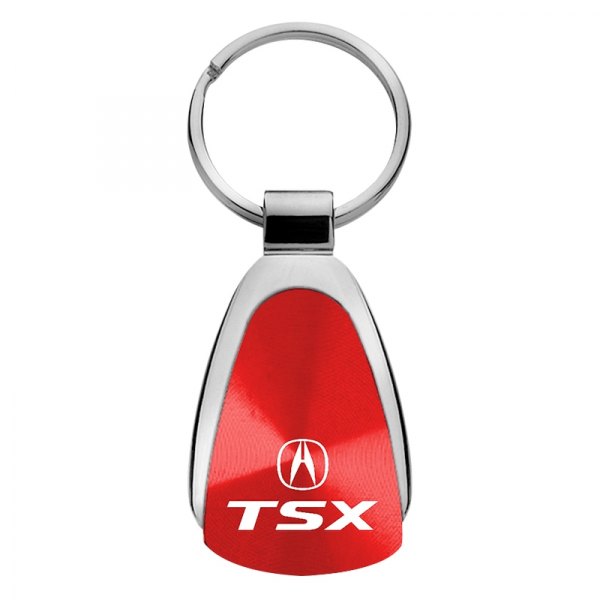 Autogold® - TSX Red Teardrop Key Chain