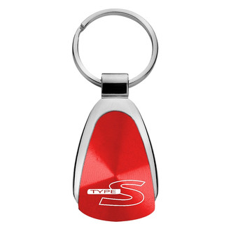 Autogold® - Type S Red Teardrop Key Chain