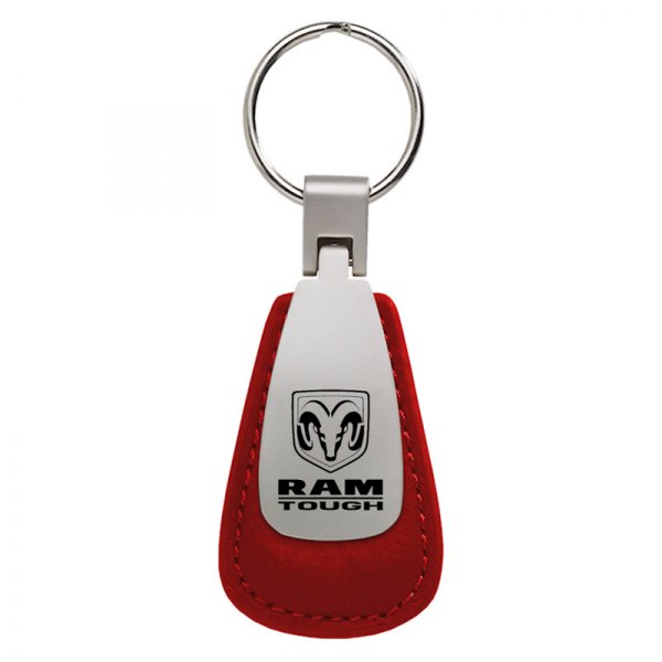 Autogold® - Ram Tough Red Teardrop Key Chain