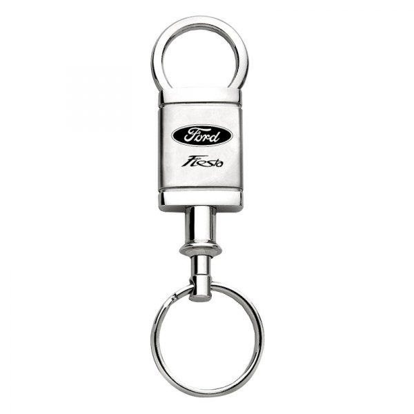 Autogold® - Fiesta Satin-Chrome Valet Key Chain