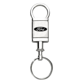 Autogold® - Ford Satin-Chrome Valet Key Chain