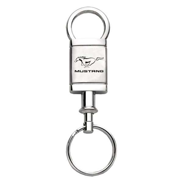 Autogold® - Mustang Satin-Chrome Valet Key Chain