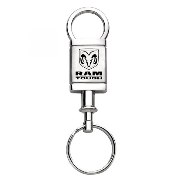 Autogold® - Ram Tough Satin-Chrome Valet Key Chain