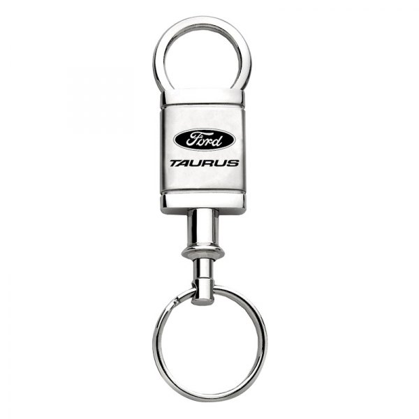 Autogold® - Taurus Satin-Chrome Valet Key Chain