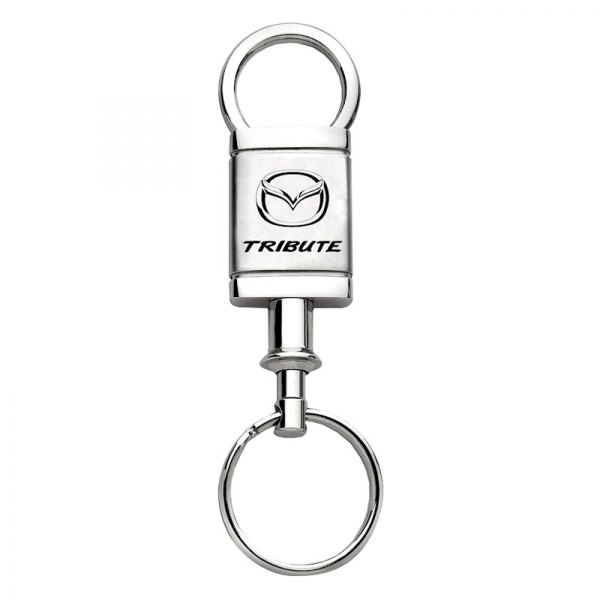 Autogold® - Mazda Tribute Satin-Chrome Valet Key Chain
