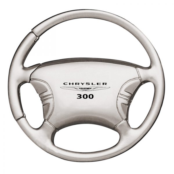 Autogold® - Chrysler 300 Chrome Steering Wheel Key Chain