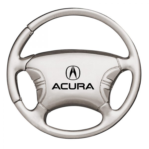 Autogold® - Acura Chrome Steering Wheel Key Chain