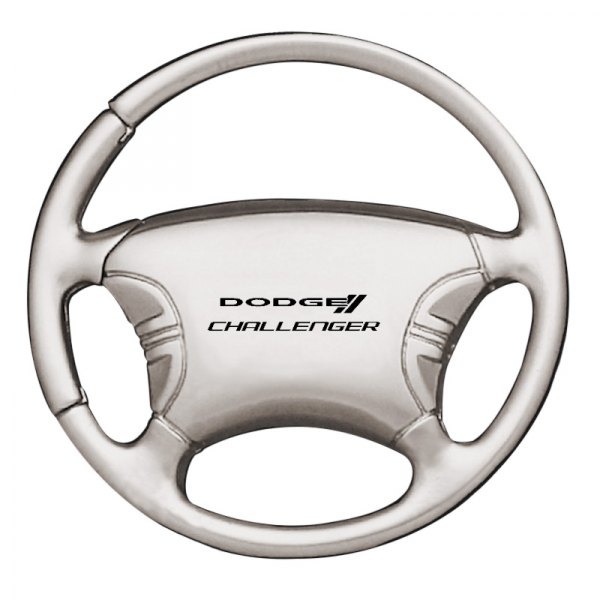 Autogold® - Challenger Chrome Steering Wheel Key Chain