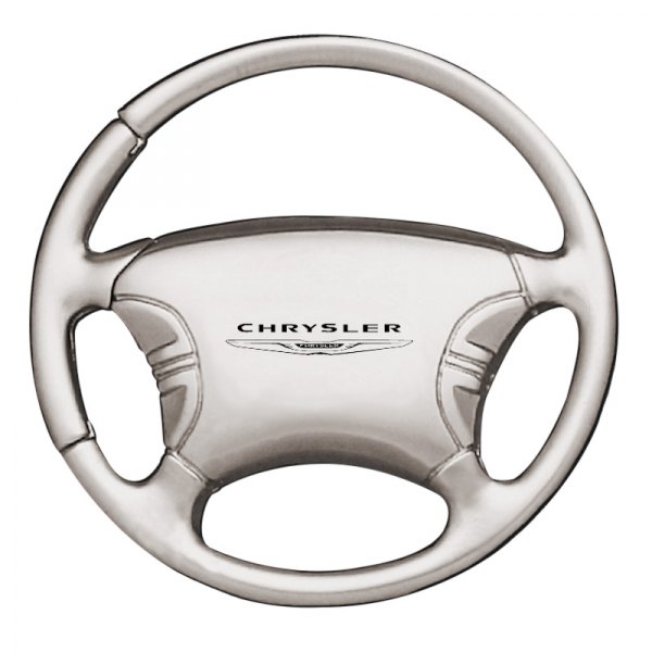 Autogold® - Chrysler Chrome Steering Wheel Key Chain