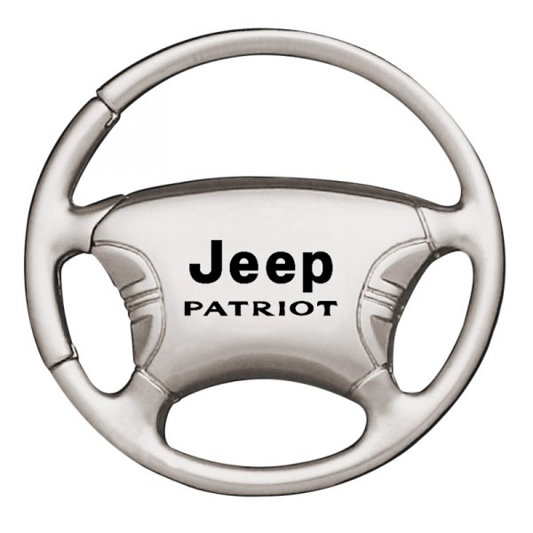 Autogold® - Patriot Chrome Steering Wheel Key Chain