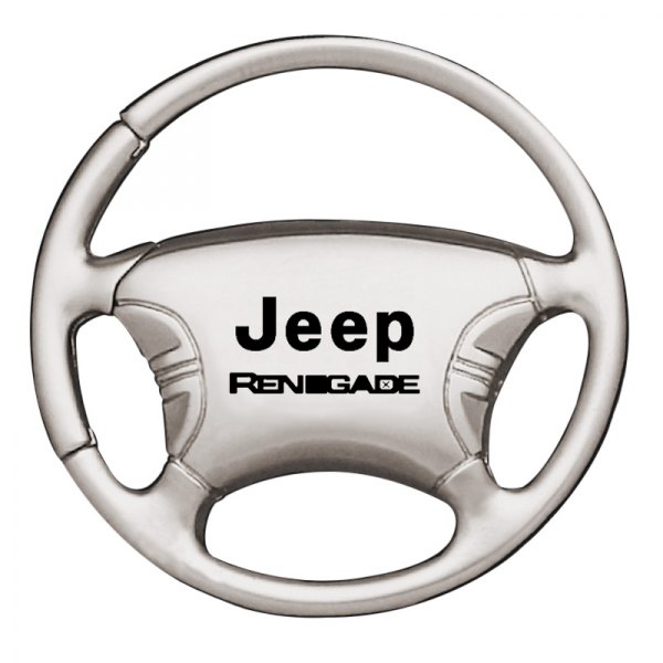 Autogold® - Renegade Chrome Steering Wheel Key Chain