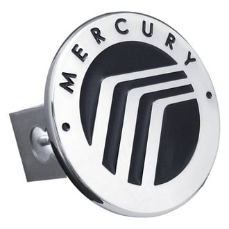 Autogold® - Chrome Hitch Cover with Mercury Logo
