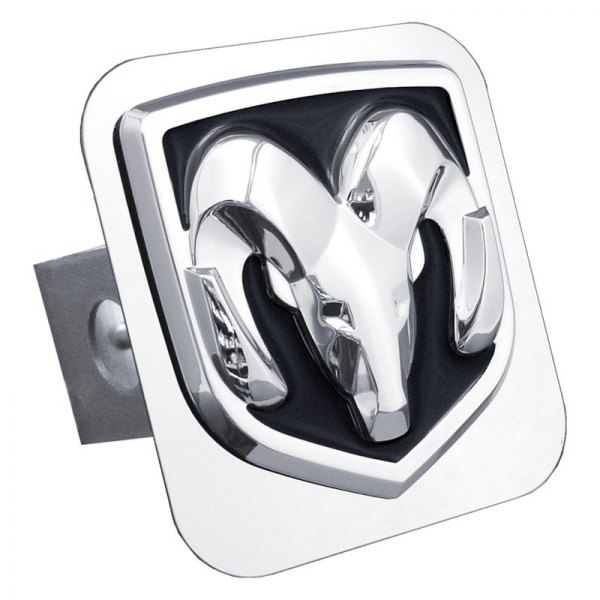 Autogold® - Chrome Hitch Cover with Ram OEM Class II Logo