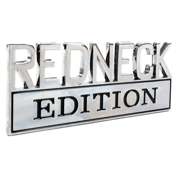 Autoloc® - UltraEmblem "Redneck Edition" Chrome Fender Emblem