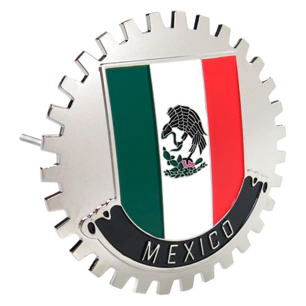 Autoloc® - UltraEmblem "Mexico" Chrome Grille Badge Emblem