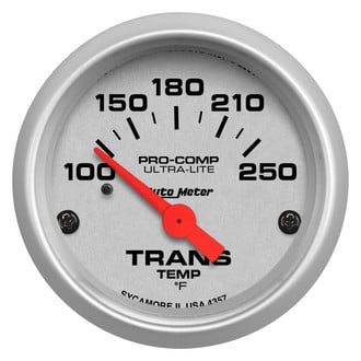 Auto Meter® 4357 - Ultra-Lite Series 2-1/16" Transmission Temperature Gauge, 100-250 F