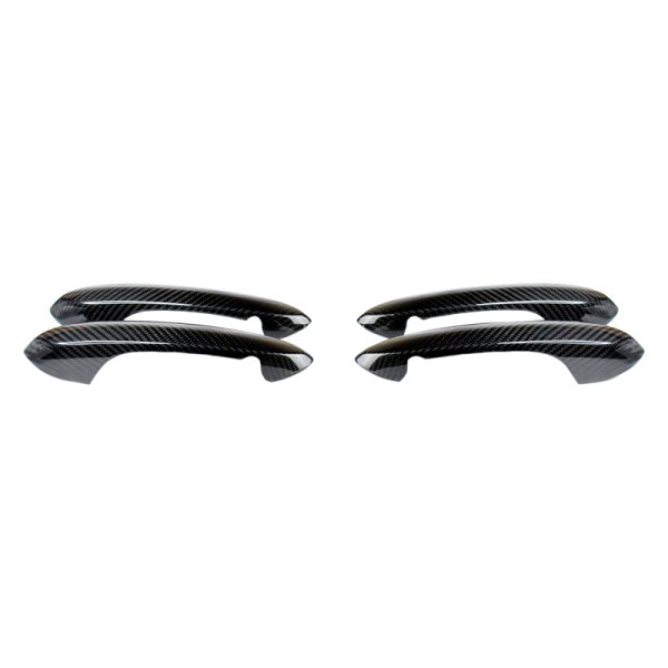 AutoTecknic® - Gloss Carbon Fiber Door Handle Trims