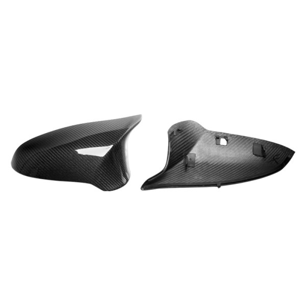 AutoTecknic® - Version II Gloss Carbon Fiber Replacement Mirror Covers
