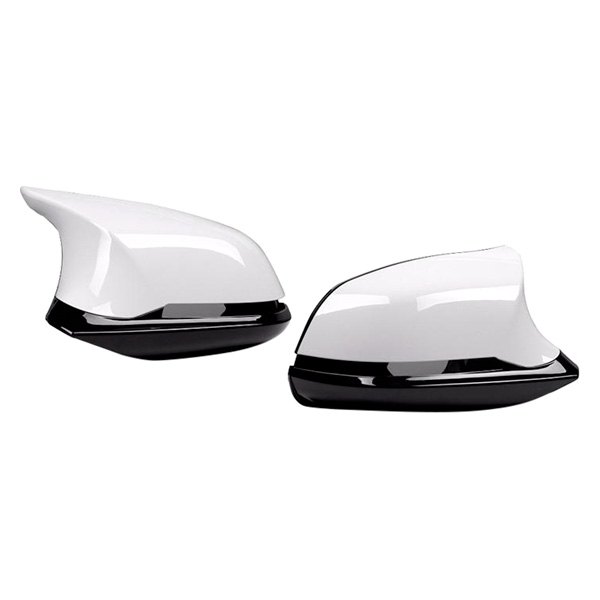 AutoTecknic® - Version III M-Inspired Mineral White Metallic Replacement Mirror Housing Kit