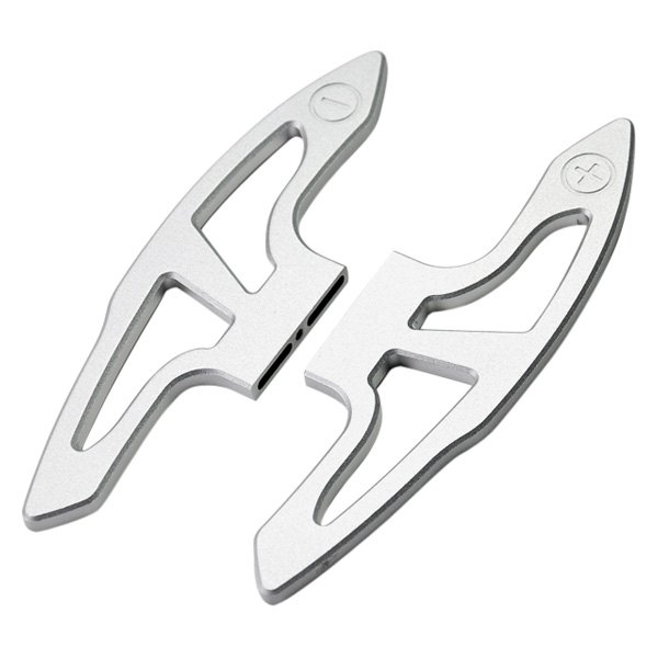 AutoTecknic® - AUT Design Extended Bright Silver Competition Shift Paddles