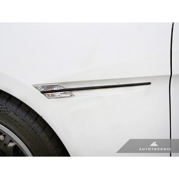 AutoTecknic® BM0203 Stealth Black Side Vent Grilles