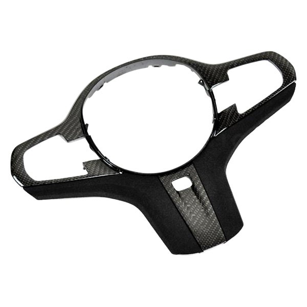 AutoTecknic® BM0282H Carbon Fiber/Alcantara Steering Wheel Trim