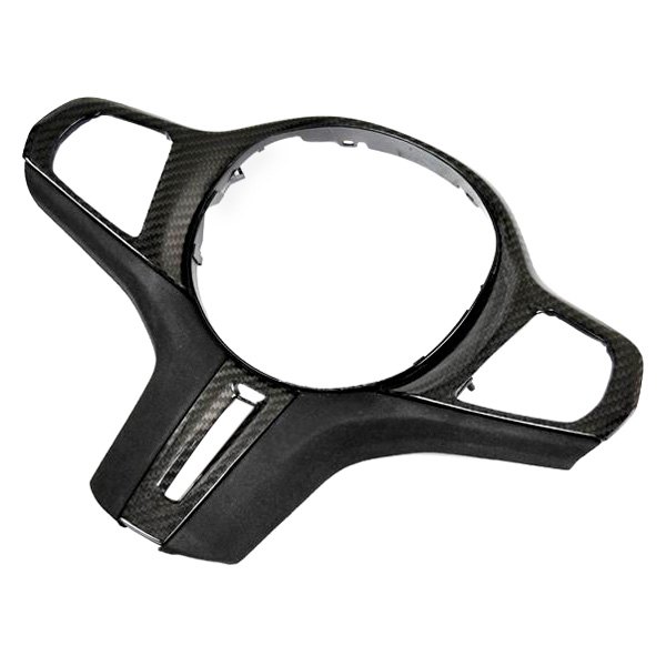 AutoTecknic® - Carbon Fiber/Alcantara Steering Wheel Trim