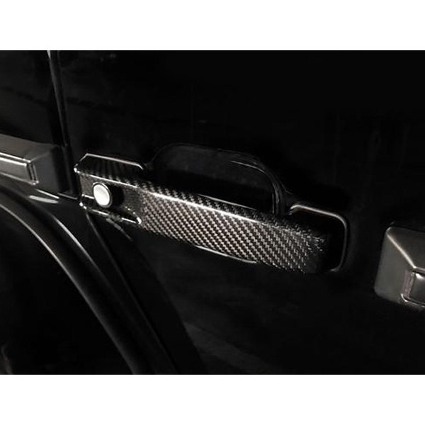 AutoTecknic® MB0205 Carbon Fiber Door Handle Trims