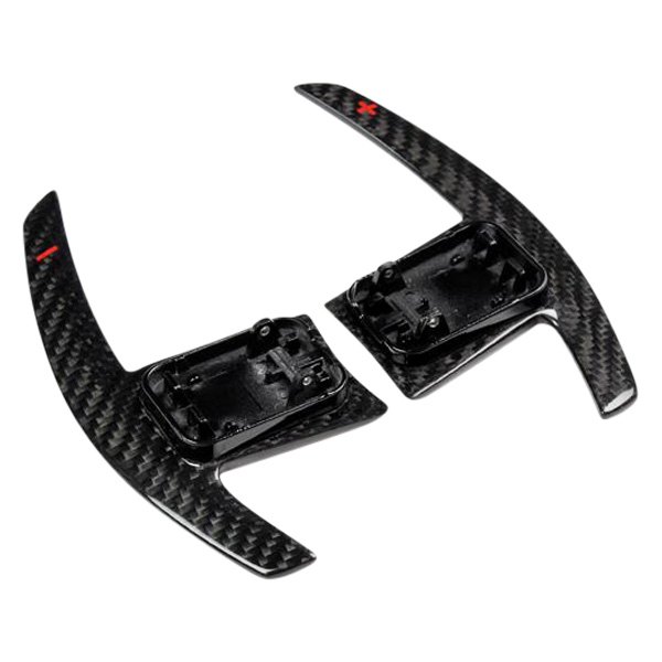 AutoTecknic® - Dry Carbon Competition Shift Paddles with Gloss Finish and Red Indicator