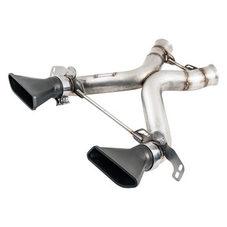 AWE Tuning® - 304 SS Cat-Back Exhaust System with Split Rear Exit