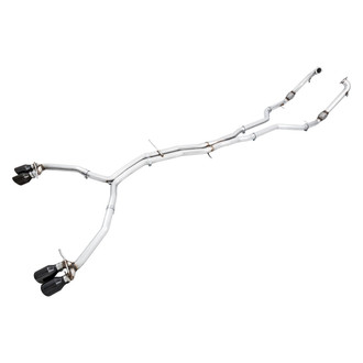 AWE Tuning® - Track Edition™ 304 SS Non-Resonated Exhaust System with Quad Rear Exit