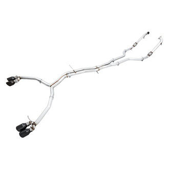 AWE Tuning® - Track Edition™ 304 SS Non-Resonated Header-Back Exhaust System with Quad Rear Exit