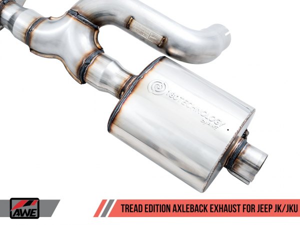 AWE Tuning® - Tread Edition™ 304 SS Axle-Back Exhaust System