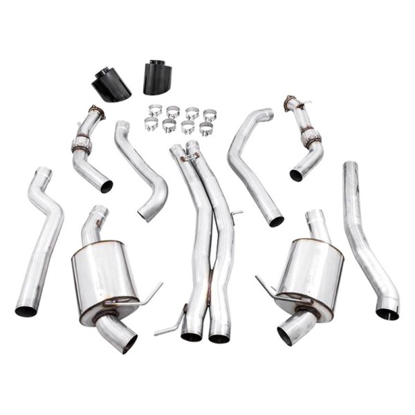 AWE Tuning® - Touring Edition™ 304 SS Non-Resonated Exhaust System, Audi S5