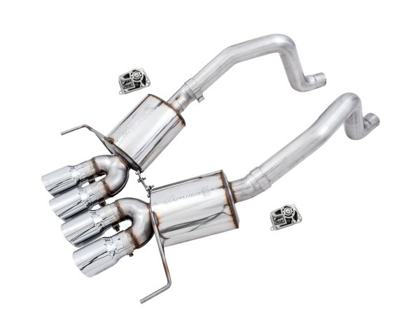 AWE Tuning® - Touring Edition™ 304 SS Axle-Back Exhaust System, Chevy Corvette