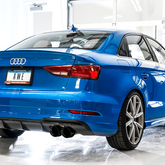 AWE Tuning® - Track Edition™ 304 SS Exhaust System with Quad Rear Exit
