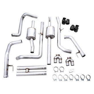 AWE Tuning® - 0FG™ 304 SS Cat-Back Exhaust System with Quad Rear Exit