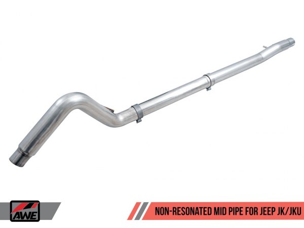 AWE Tuning® - 304 SS Non-Resonated Mid-Pipe