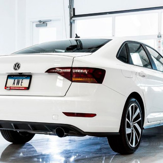 AWE Tuning® - Track Edition™ 304 SS Non-Resonated Cat-Back Exhaust System with Split Rear Exit