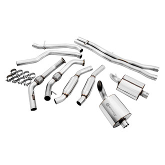 AWE Tuning® - Touring Edition™ 304 SS Non-Resonated Exhaust System with Split Rear Exit