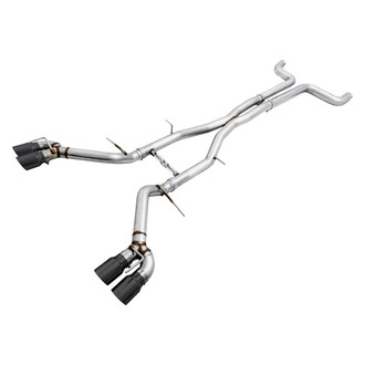 AWE Tuning® - Track Edition™ 304 SS Non-Resonated Cat-Back Exhaust System with Quad Rear Exit