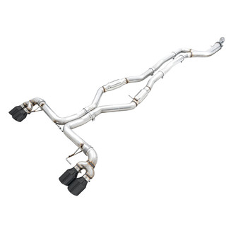 AWE Tuning® - Track Edition™ 304 SS Downpipe-Back Exhaust System with Quad Rear Exit