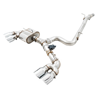 AWE Tuning® - SwitchPath™ 304 SS Exhaust System with Quad Rear Exit