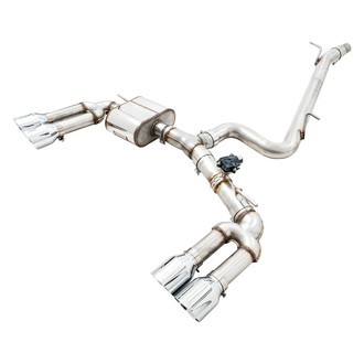 AWE Tuning® - SwitchPath™ 304 SS Exhaust System with Quad Rear Exit