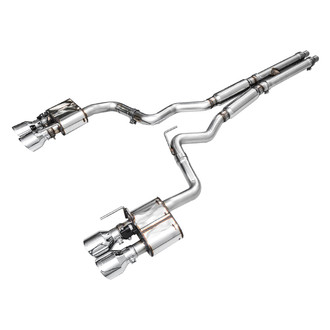 AWE Tuning® - SwitchPath™ 304 SS Cat-Back Exhaust System with Quad Rear Exit